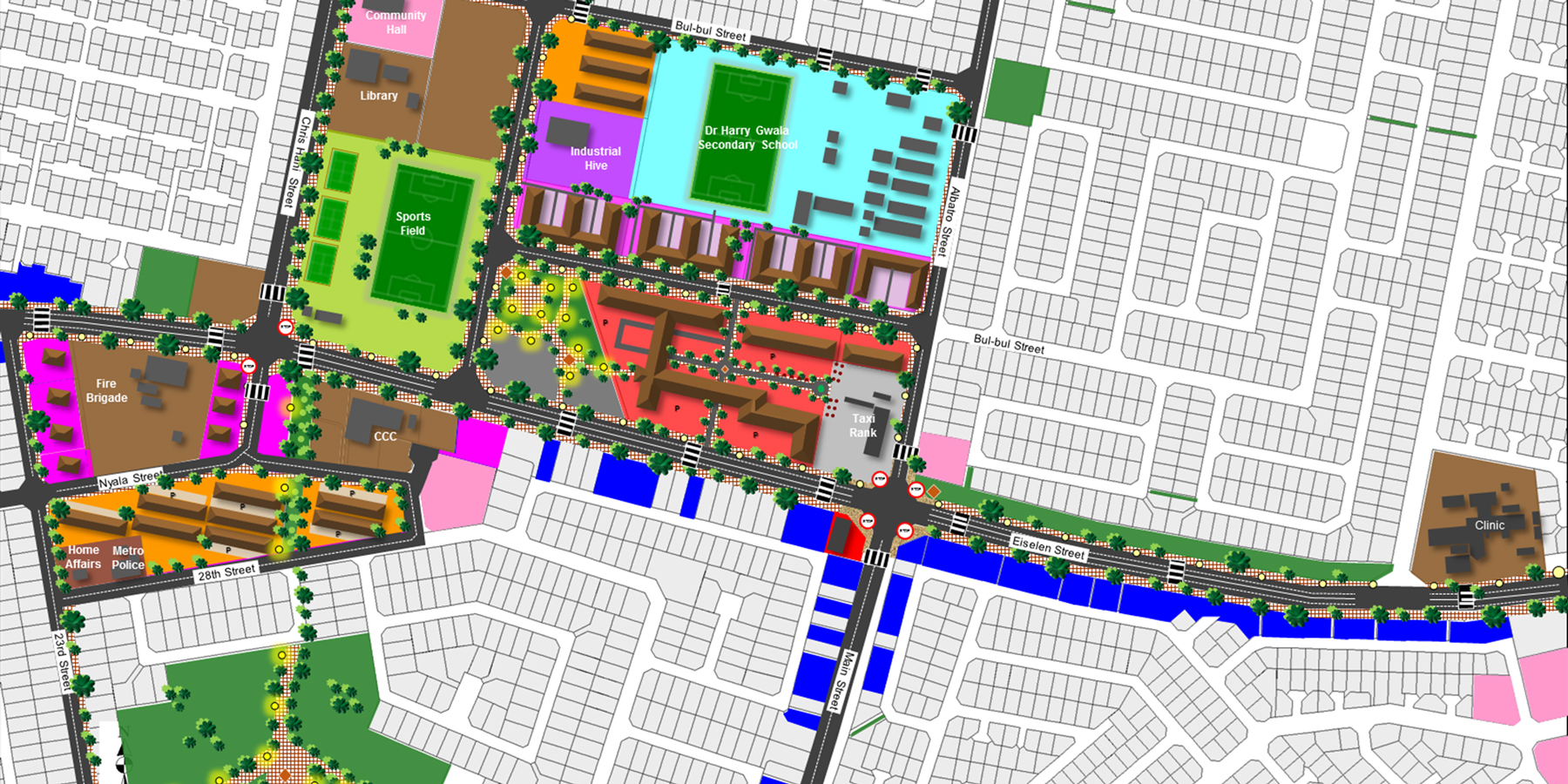 Layout Design for Township Establishment